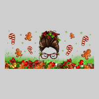 Christmas Mama Messy Bun Premium Tee | Teevron