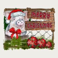 Merry Christmas Pig Zipper Hoodie | Teevron