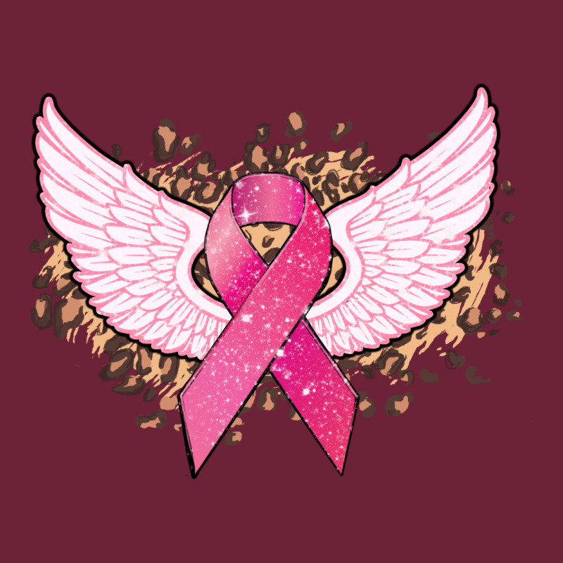 Cancer Ribbon Angel Wings Cancer Awareness Long Sleeve Tee by HowdyJamesFarm | Teevron