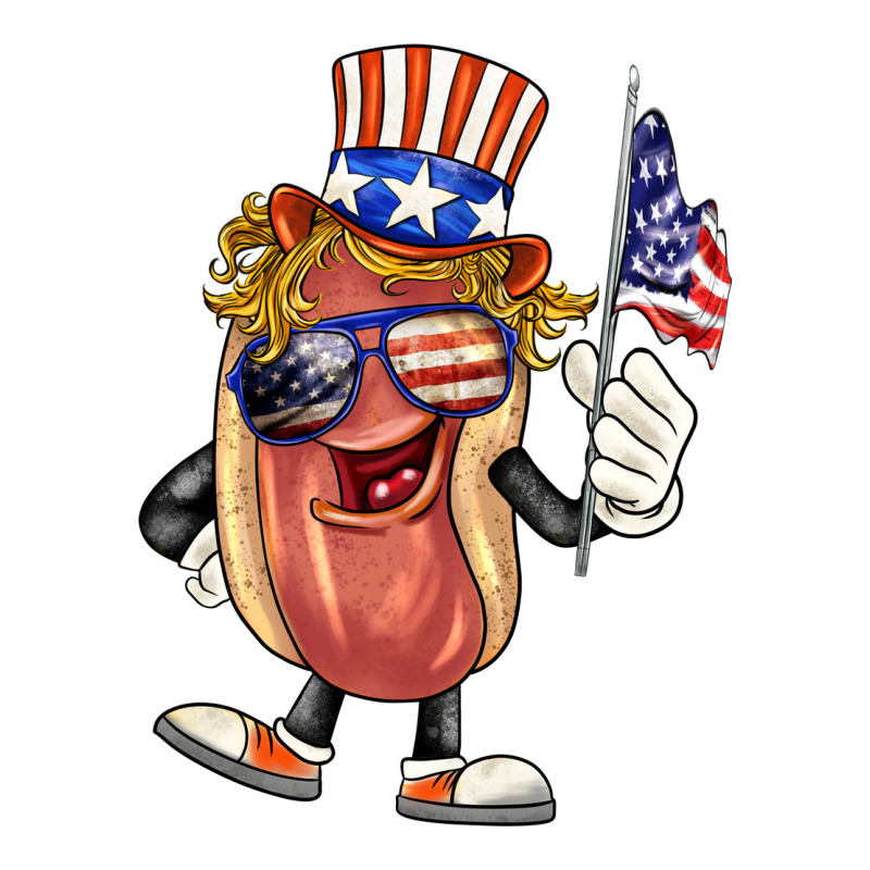 4th Of July Hot Dog Premium Tee by BarkalooDesign | Teevron