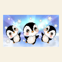 Cute Penguin Vintage Tee | Teevron