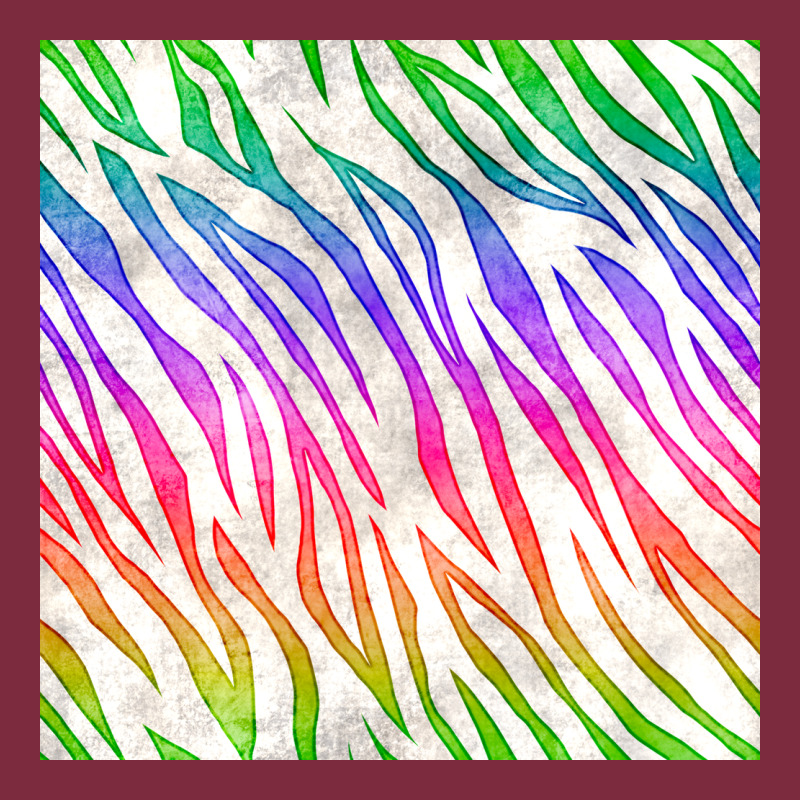 Watercolor Rainbow Zebra Seamless Pattern Premium Hoodie by BundleAndBundleShop | Teevron
