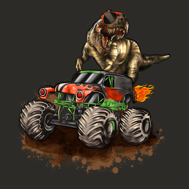 Monster Truck And T Rex Dinosaur Heavy Core Tee by LillyAllenDesigns | Teevron