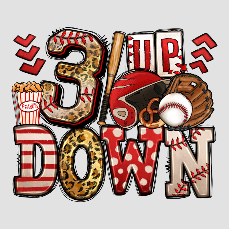 Three Up Three Down Baseball Premium Hoodie by Jasminsmagicworld | Teevron