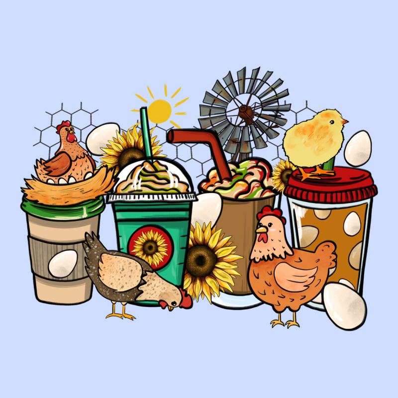 Chicken Coffee Cups Urban Heavy Tee by HowdyJamesFarm | Teevron