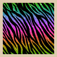 Zebra Glitter Seamless Pattern Heavyweight Sweatshirt | Teevron