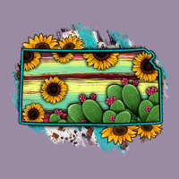 Kansas Map Sunflower Catus Serape Classic Tee | Teevron