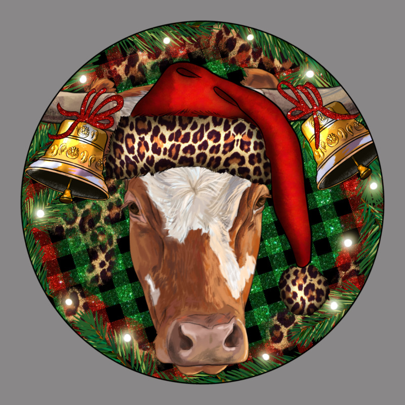 Longhorn Cow Christmas Vintage Tee by RanaPortraitStore | Teevron