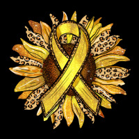 Child Cancer Awareness Sunflower Ladies Tee | Teevron