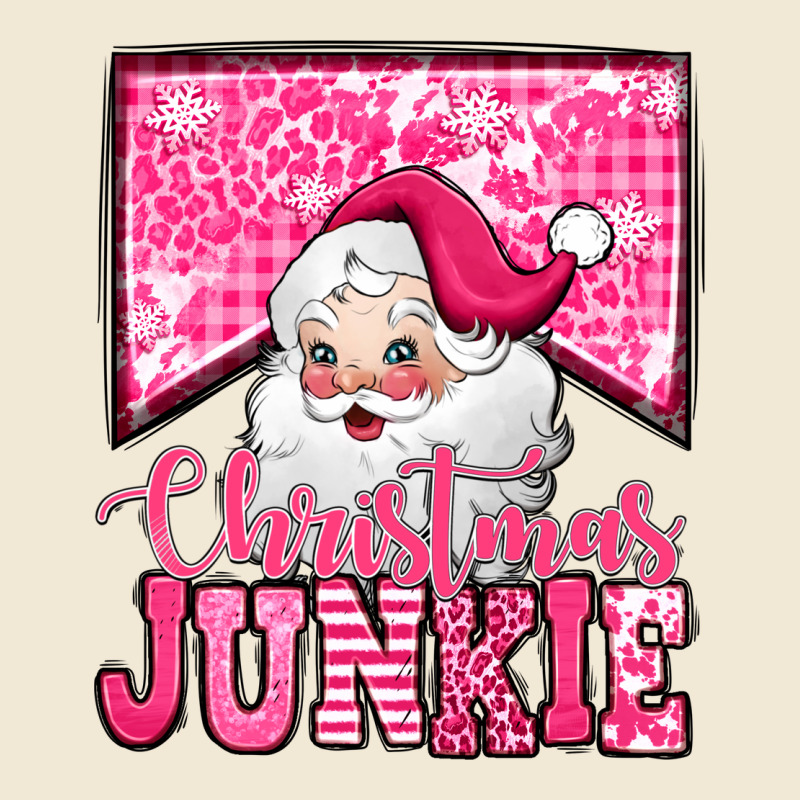 Pink Christmas Junkie Santa Claus Premium Tee by Jasminsmagicworld | Teevron