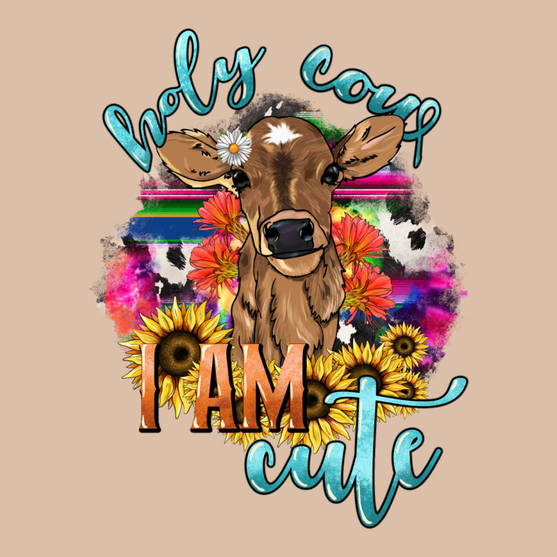 Holy Cow I Am Cute Baby Cow Urban Heavy Tee by HowdyJamesFarm | Teevron