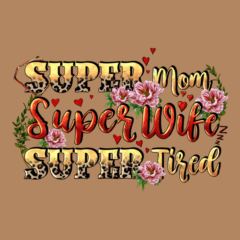 Super Mom Super Wife Super Tired Long Sleeve Tee by CowGirlArtShop | Teevron