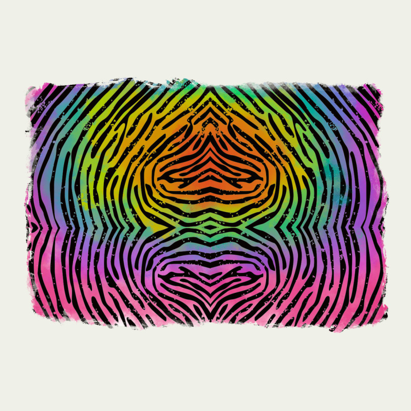 Colorful Zebra Background Urban Heavy Tee by RanaPortraitStore | Teevron