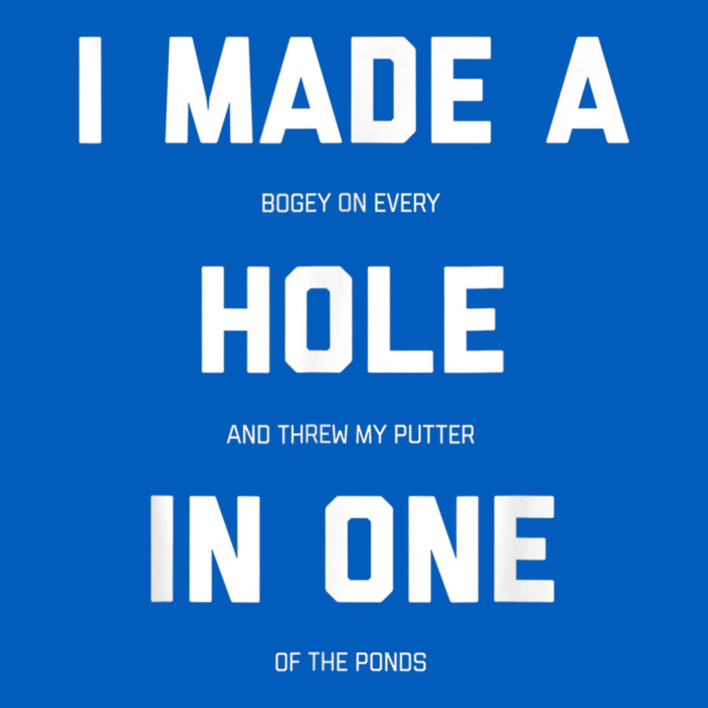 Funny Golf Shirts For Men Women Hole In One Golf Gag Gifts Urban Hoodie by minhPixels | Teevron