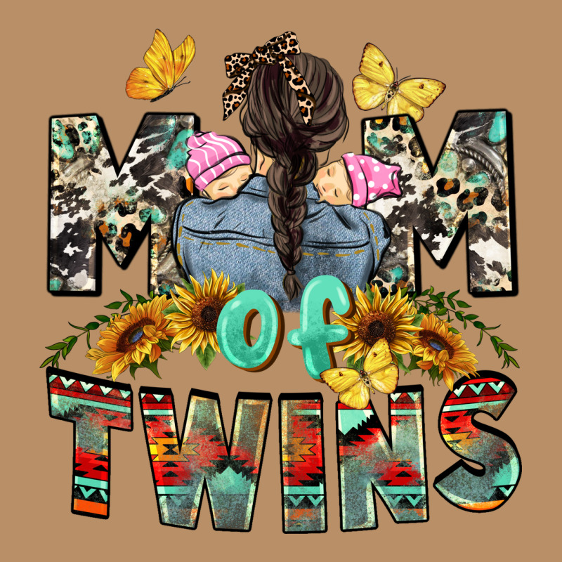 Mom Of Twins Girls Mother's Day Vintage Hoodie by CowGirlArtShop | Teevron