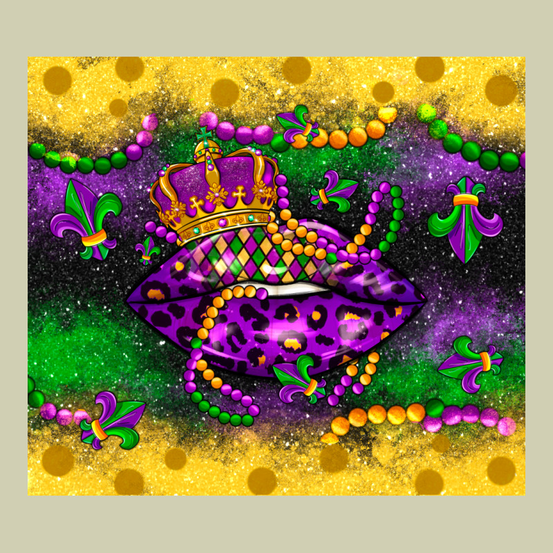Mardi Gras Lips Heavy Core Tee by LillyAllenDesigns | Teevron