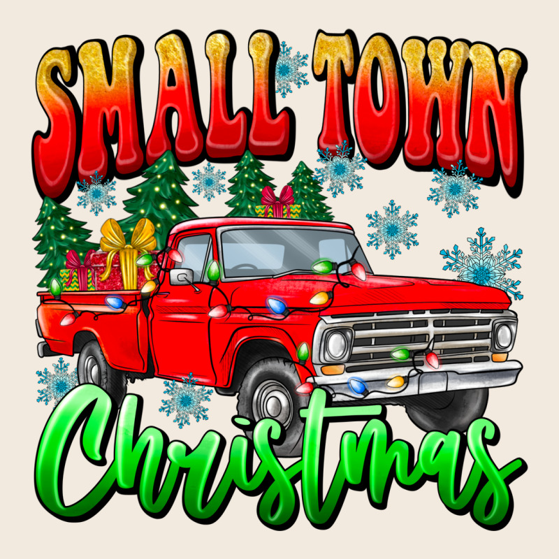 Small Town Christmas Zipper Hoodie by CowhideDigitalArt | Teevron