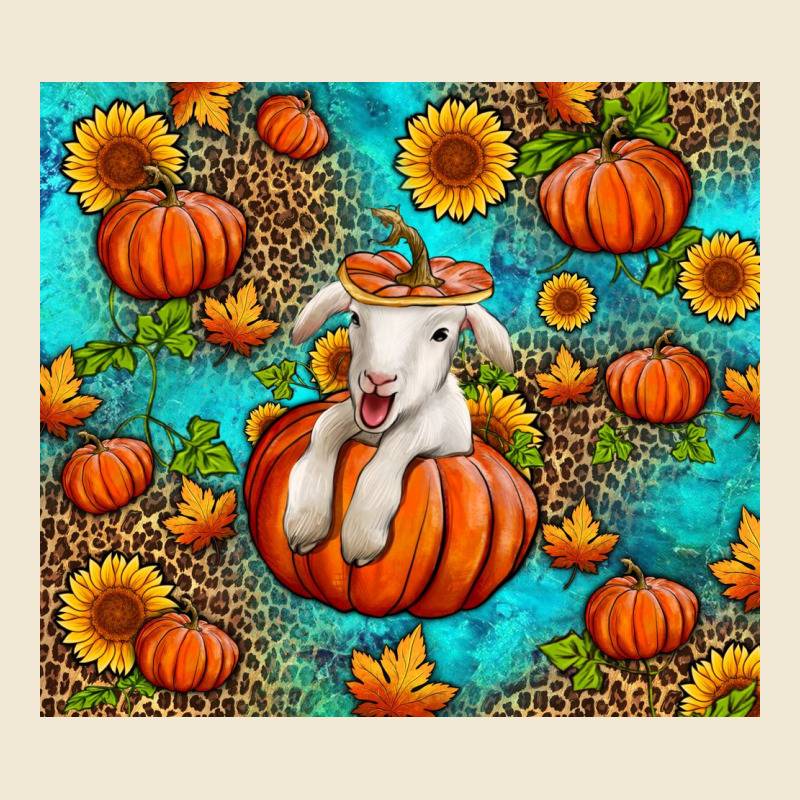 Fall Pumpkin Lamb Premium Tee by Jasminsmagicworld | Teevron