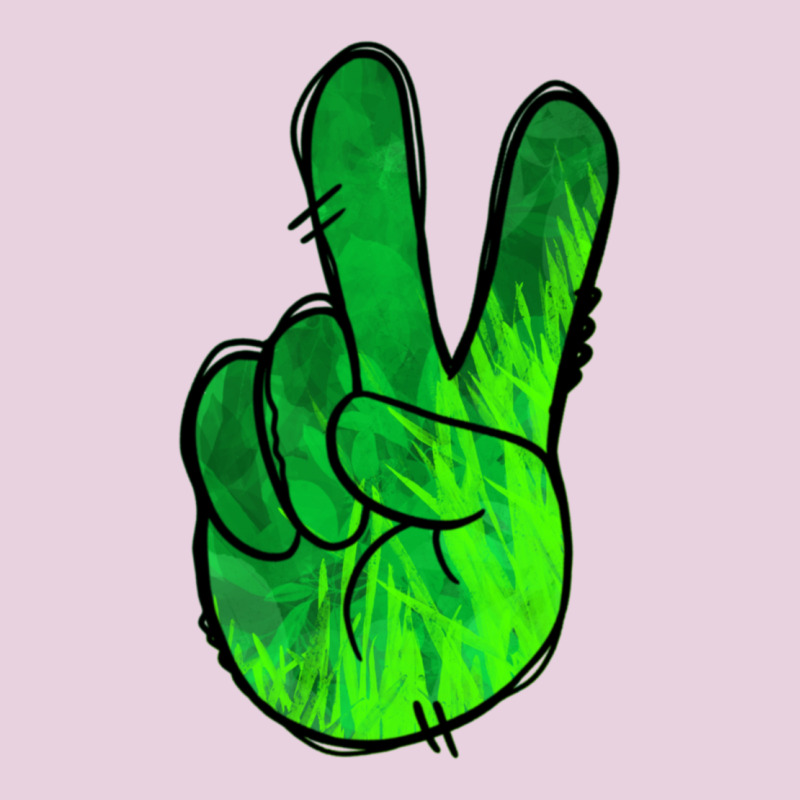 Green Peace Sign Ladies Tee by Jasminsmagicworld | Teevron