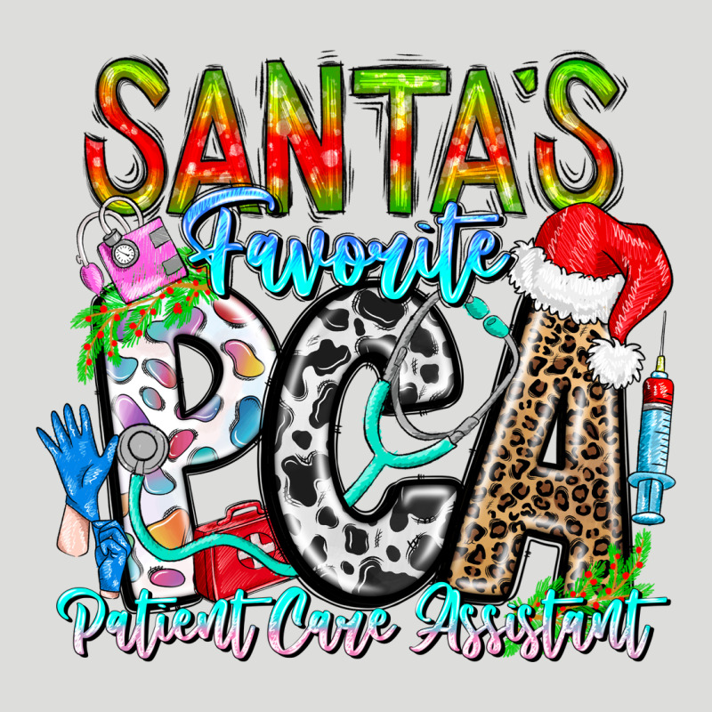 Santas Favorite Pca Patient Care Assistant Zipper Hoodie by CowhideDigitalArt | Teevron