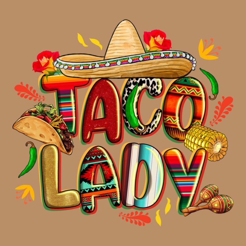 Cinco De Mayo Taco Lady Vintage Hoodie by CowGirlArtShop | Teevron