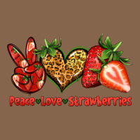 Peace Love Strawberries Premium Tee | Teevron