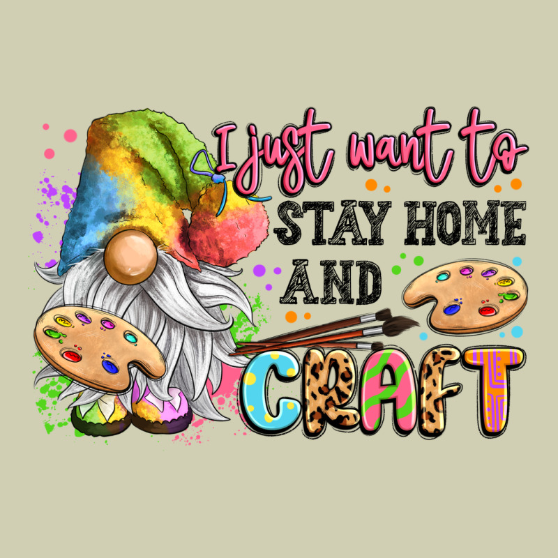 I Just Want To Stay Home And Craft Heavy Core Tee by LillyAllenDesigns | Teevron