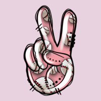 Baseball Peace Sign Ladies Tee | Teevron