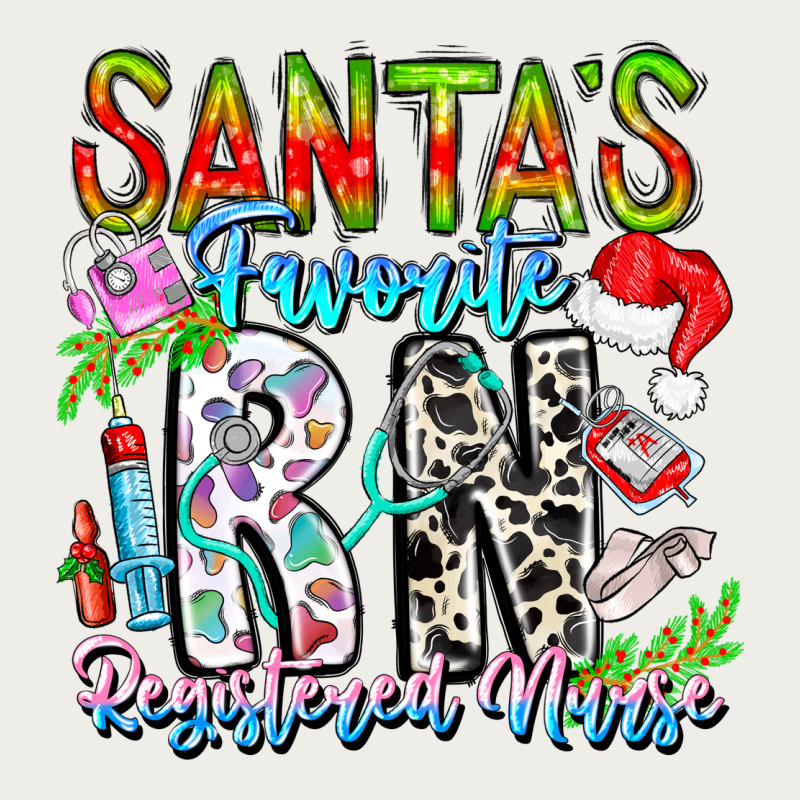 Santa's Favorite Rn Registered Nurse Zipper Hoodie by CowhideDigitalArt | Teevron