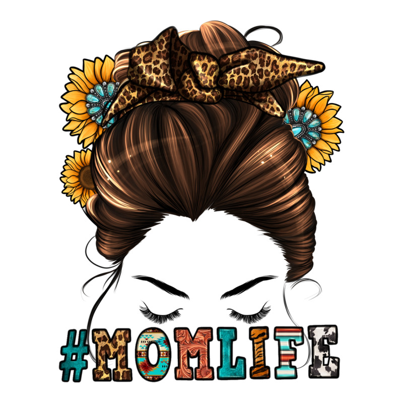 Mom Life Messy Bun Premium Tee by Jasminsmagicworld | Teevron
