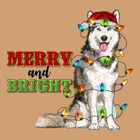 Merry And Bright Husky Vintage Tee | Teevron