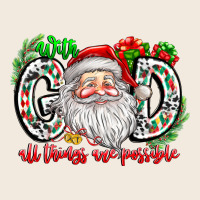 With God All Things Are Possible Santa Zipper Hoodie | Teevron