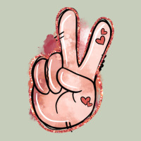 Floral Argyle Peace Sign Ladies Tee | Teevron