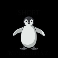 I'm Not Short I'm Penguin Size Ladies Tee | Teevron