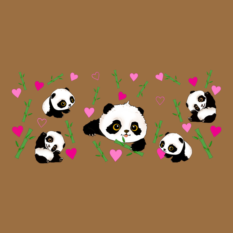 Cute Panda Vintage Tee by TumblerDesignByShophia | Teevron