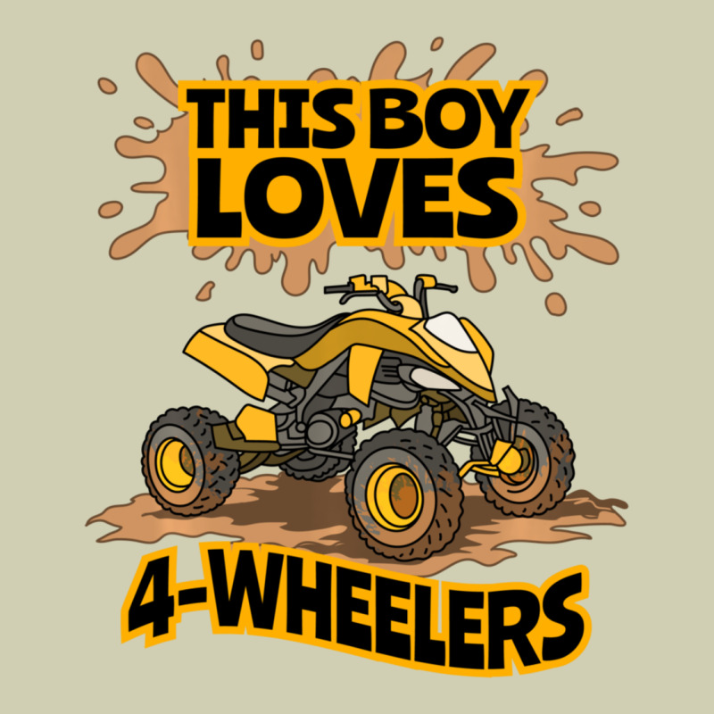 Kids Atv Outfit 4 Wheeler Mudding Gift- Boys Four Wheeler Heavy Core Tee by minhPixels | Teevron