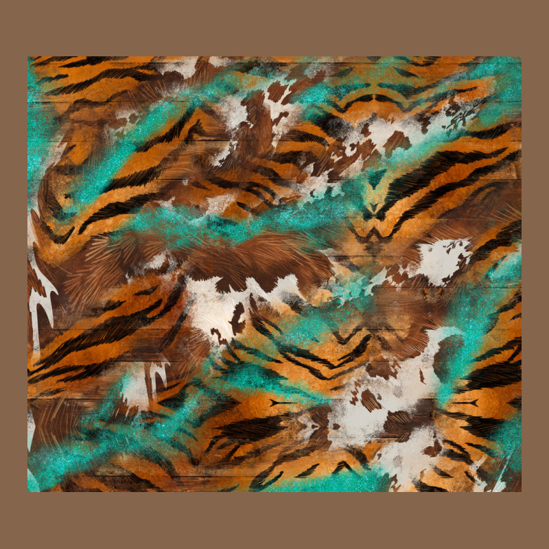 Tiger Cowhide Tumbler Premium Tee by BarkalooDesign | Teevron