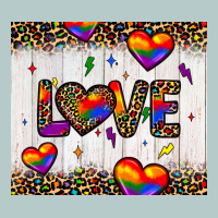 Love Hearts Pride Tumbler Heavy Core Tee | Teevron