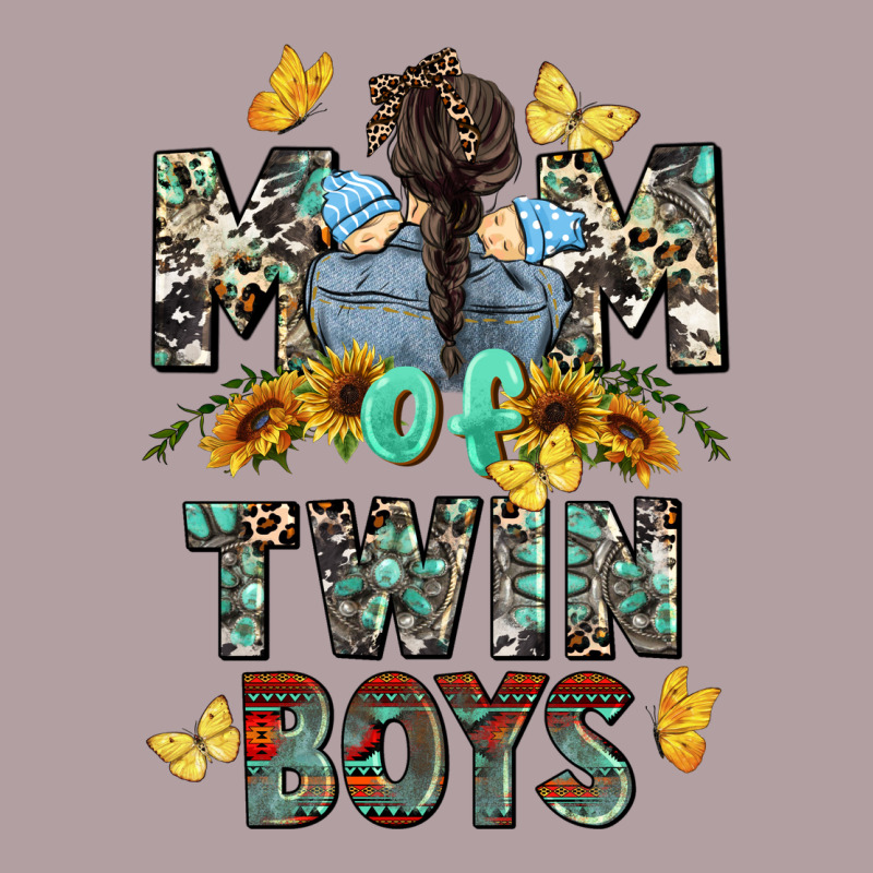 Mom Of Twin Boys Mother's Day Vintage Hoodie by CowGirlArtShop | Teevron