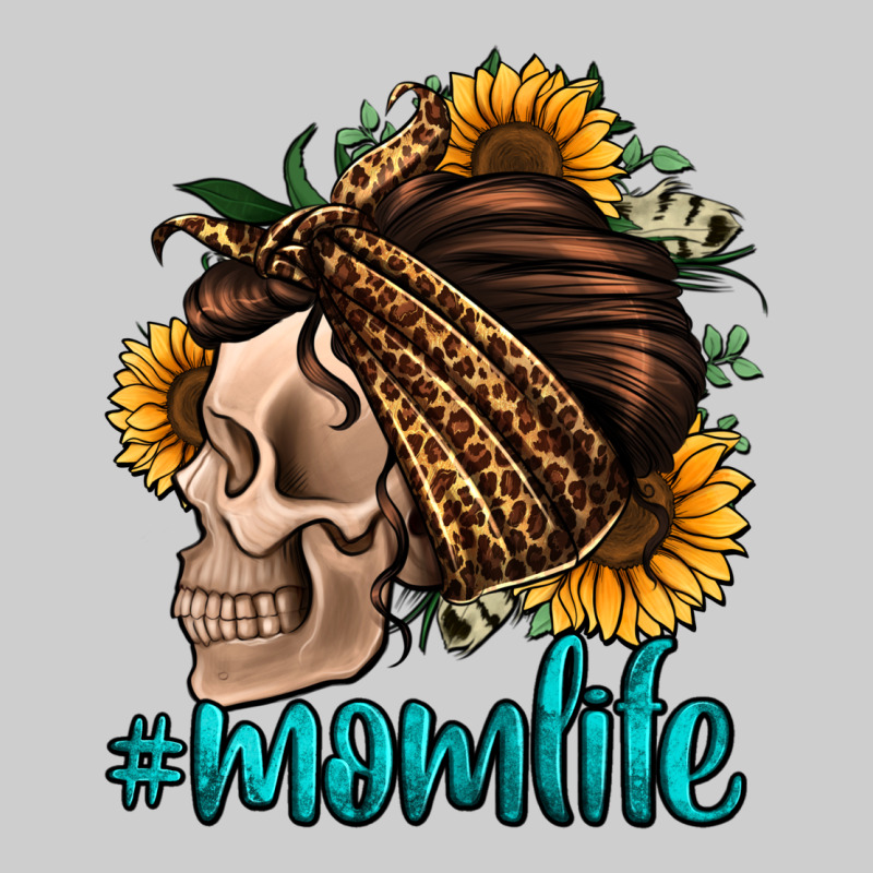 Momlife Skull With Bandana Premium Tee by Jasminsmagicworld | Teevron
