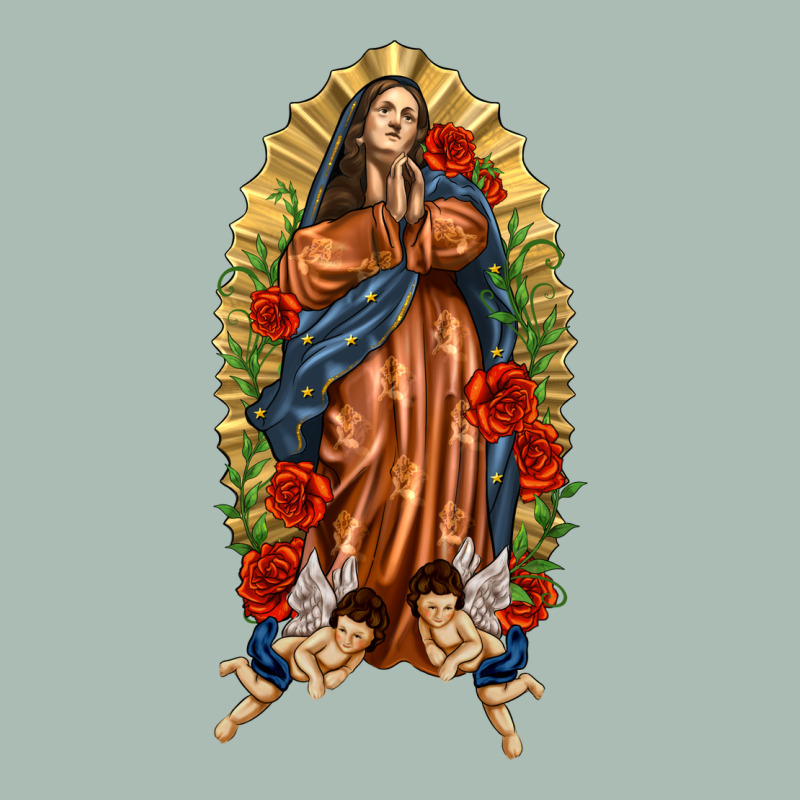 Lady Of Guadalupe With Roses Classic Tee by texasbilliewilder | Teevron