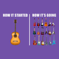 Guitars How It Started How It's Going Guitar Players Funny Premium Sweatshirt | Teevron