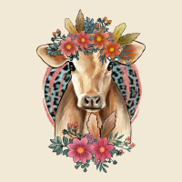 Flower Cow Ladies Tee | Teevron