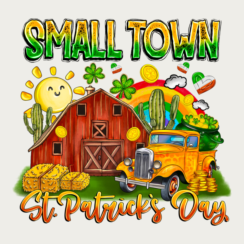 Small Town St Patrick's Day Zipper Hoodie by CowhideDigitalArt | Teevron