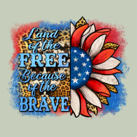 Patriotic Sunflower Land Of The Free Long Sleeve Tee | Teevron