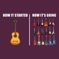 Guitars How It Started How It's Going Guitar Players Funny Urban Hoodie | Teevron