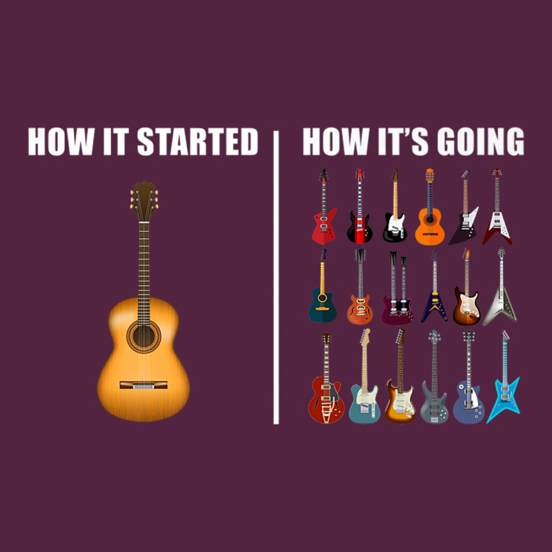 Guitars How It Started How It's Going Guitar Players Funny Urban Hoodie by minhPixels | Teevron