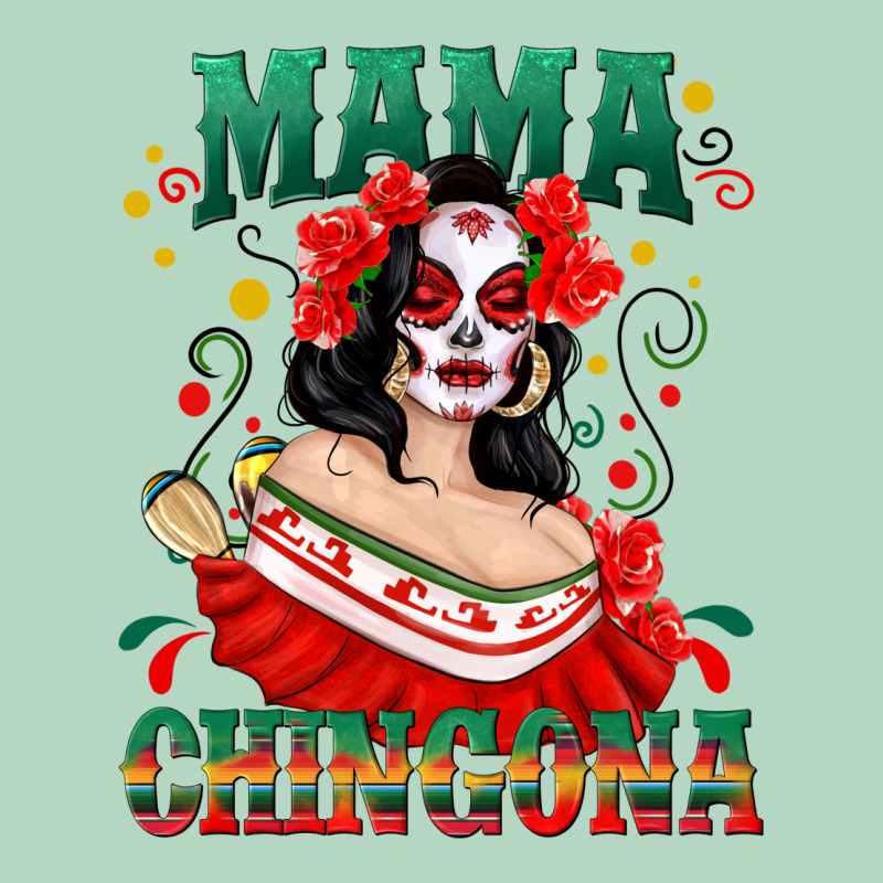 Mama Chingona Skull Classic Tee by texasbilliewilder | Teevron