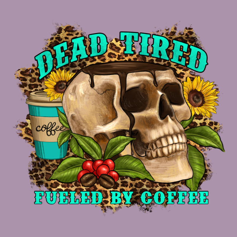 Dead Tired Fueled By Coffee Heavyweight Hoodie by Artiststas | Teevron