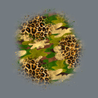 Camouflage And Leopard Patch Heavyweight Sweatshirt | Teevron